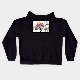 Oriental Orchids Kids Hoodie